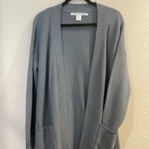 MAX STUDIO BLUE CARDIGAN XL